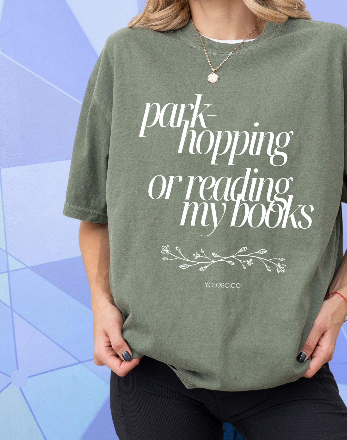 Park Hopping and Books Tee
