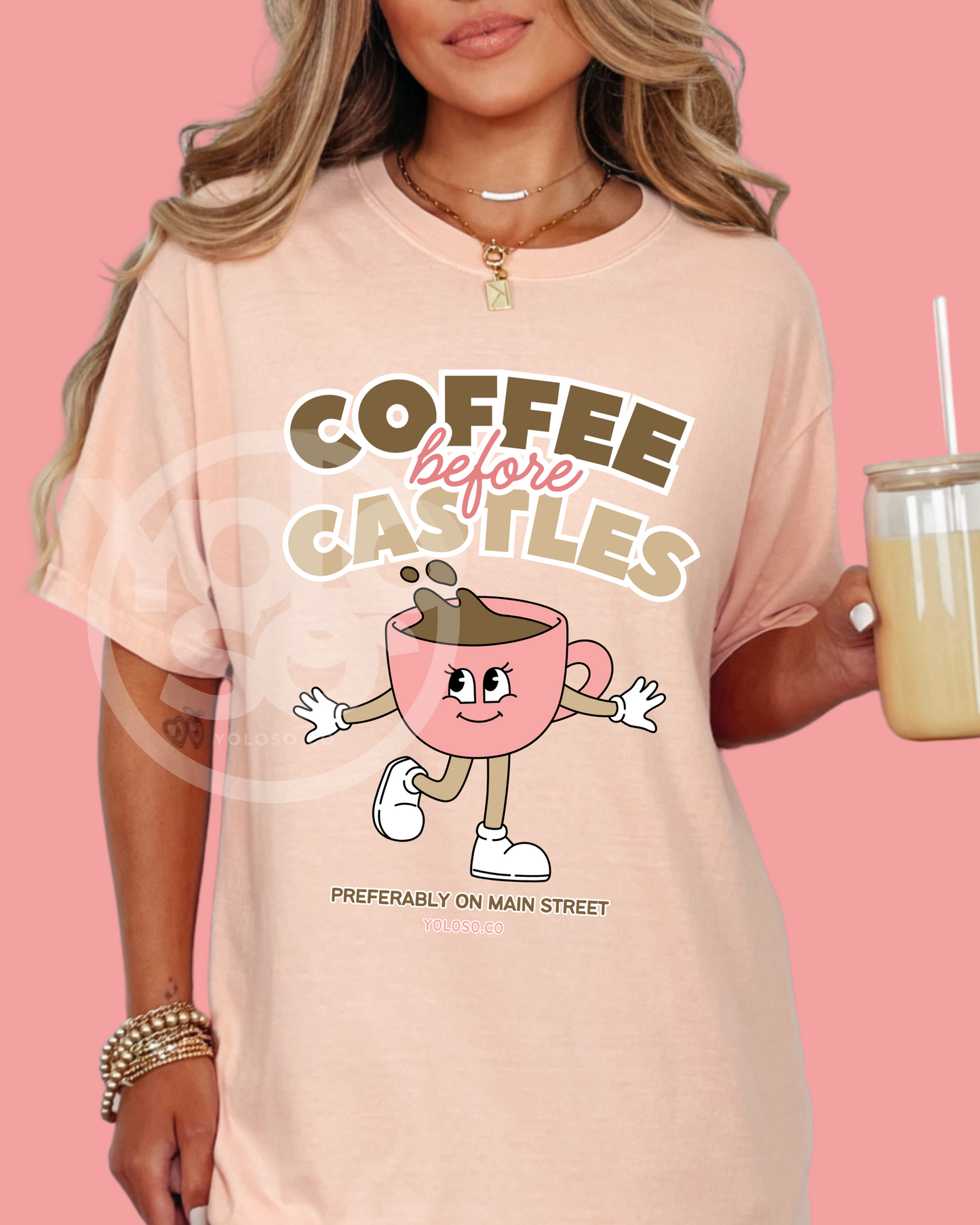 Coffee before Castles tee