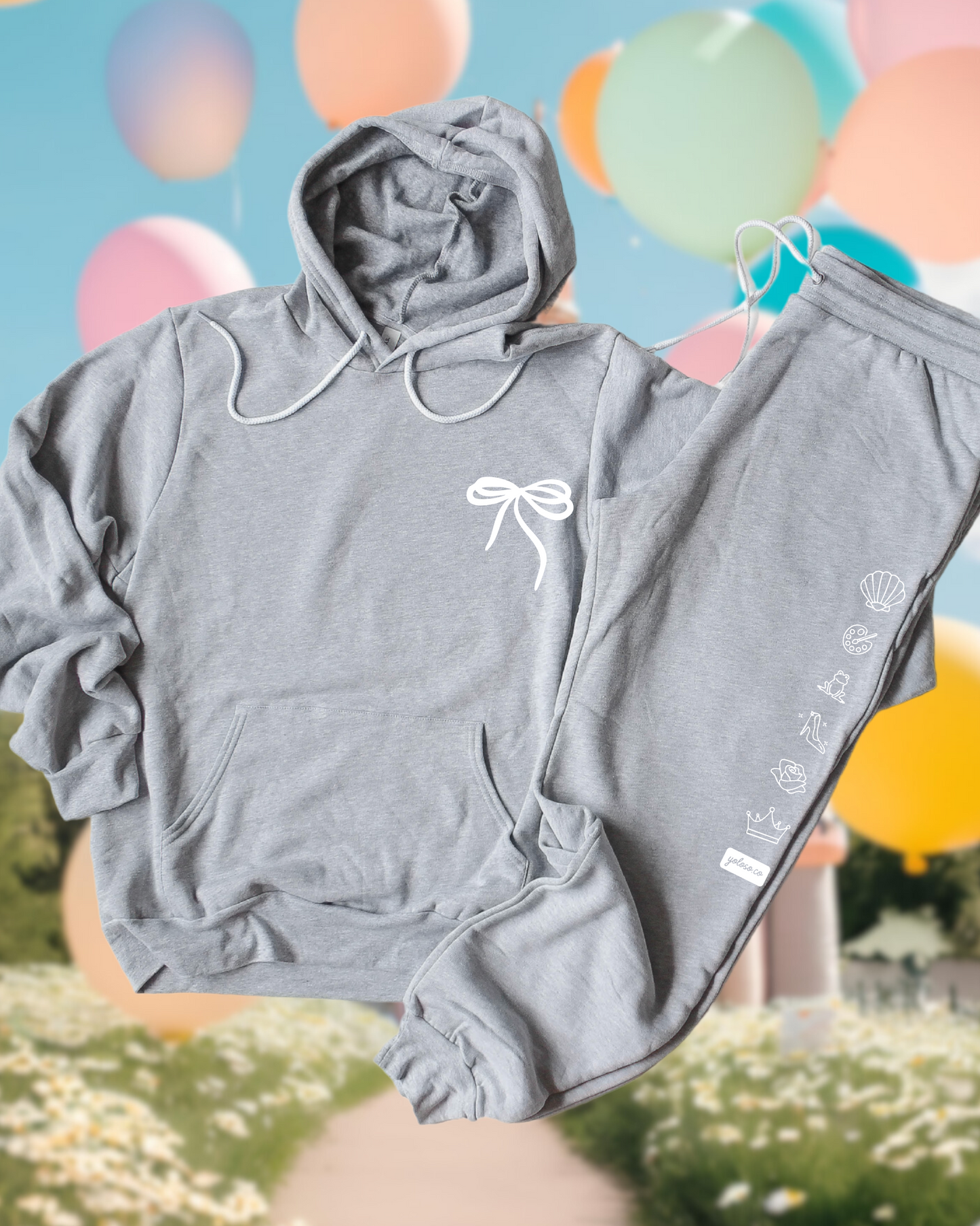 Think Believe Dream Dare Hoodie (Athletic Grey)