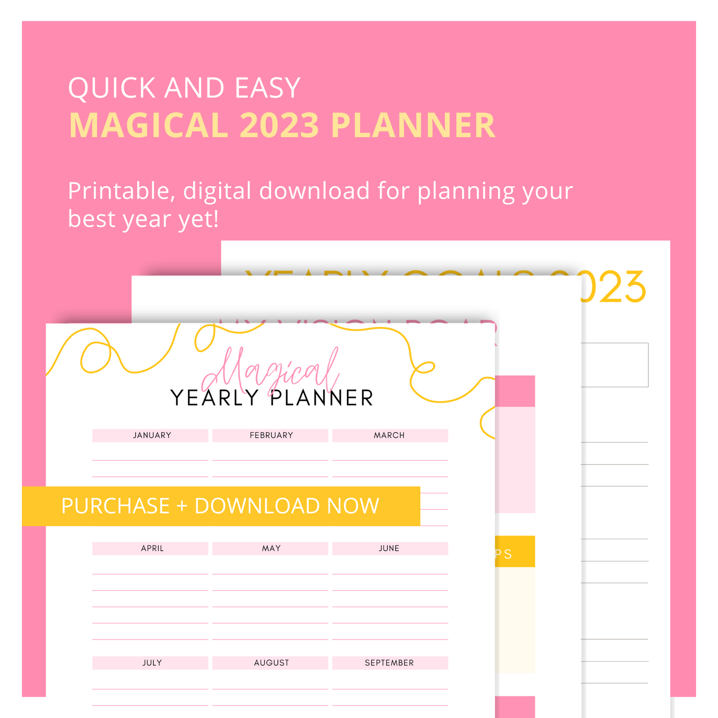 2023 MAGICAL PLANNING Pack | DIGITAL DOWNLOAD
