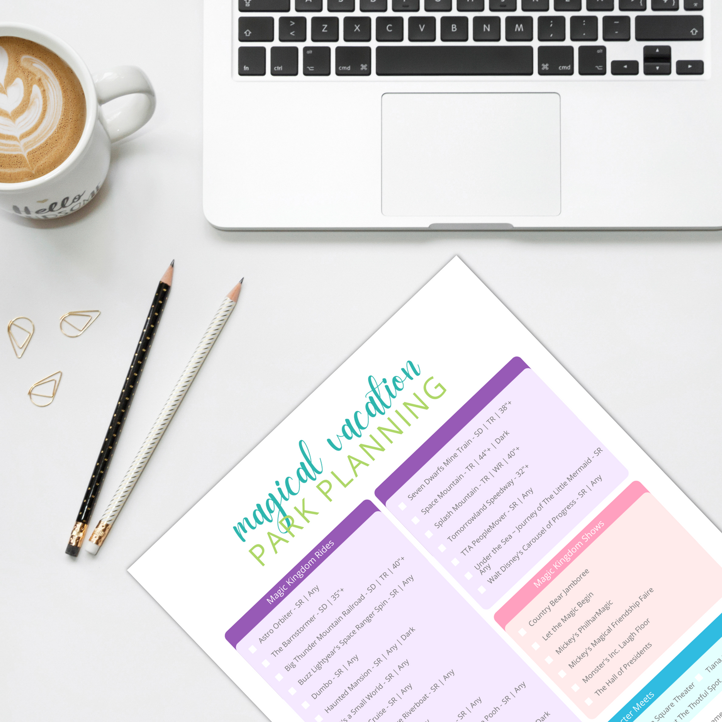 Ultimate WDW Planning Pack | Digital Download