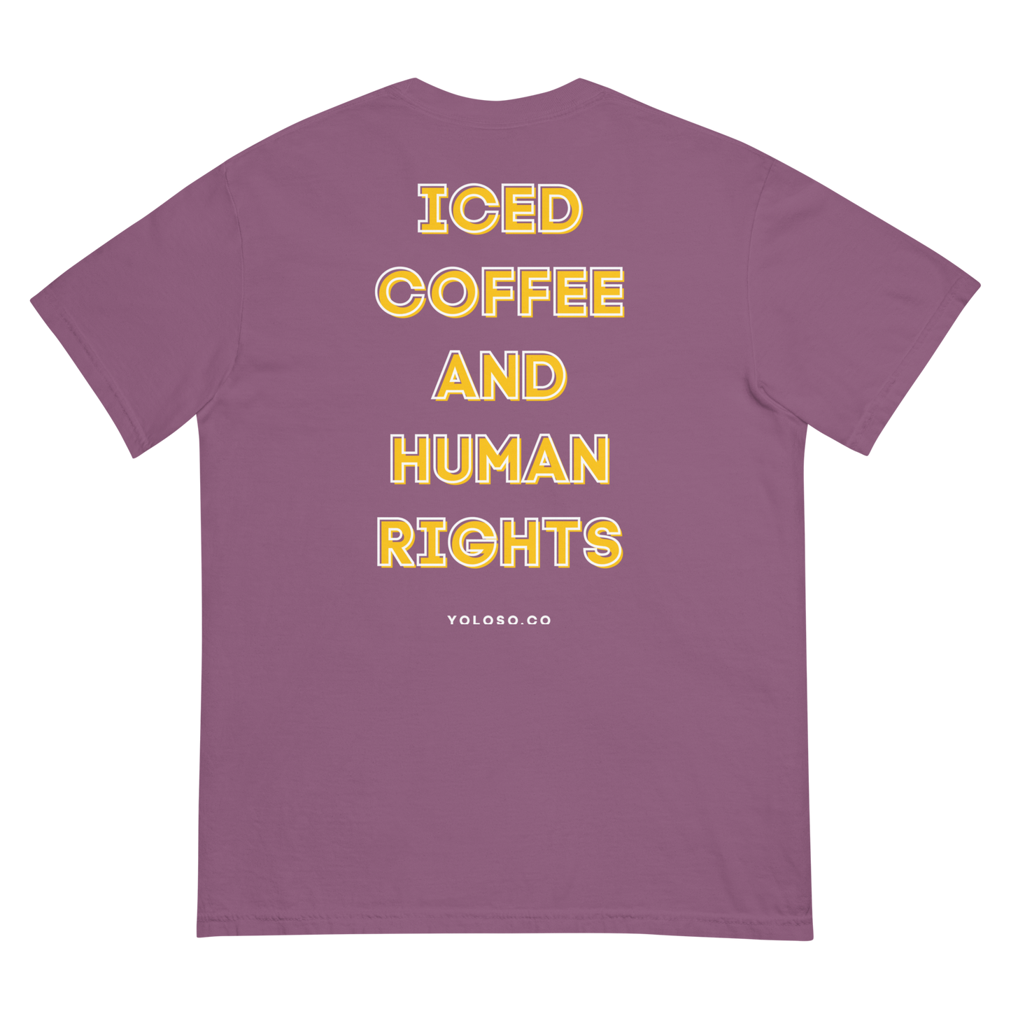 Iced Coffee and Human Rights Remix tee