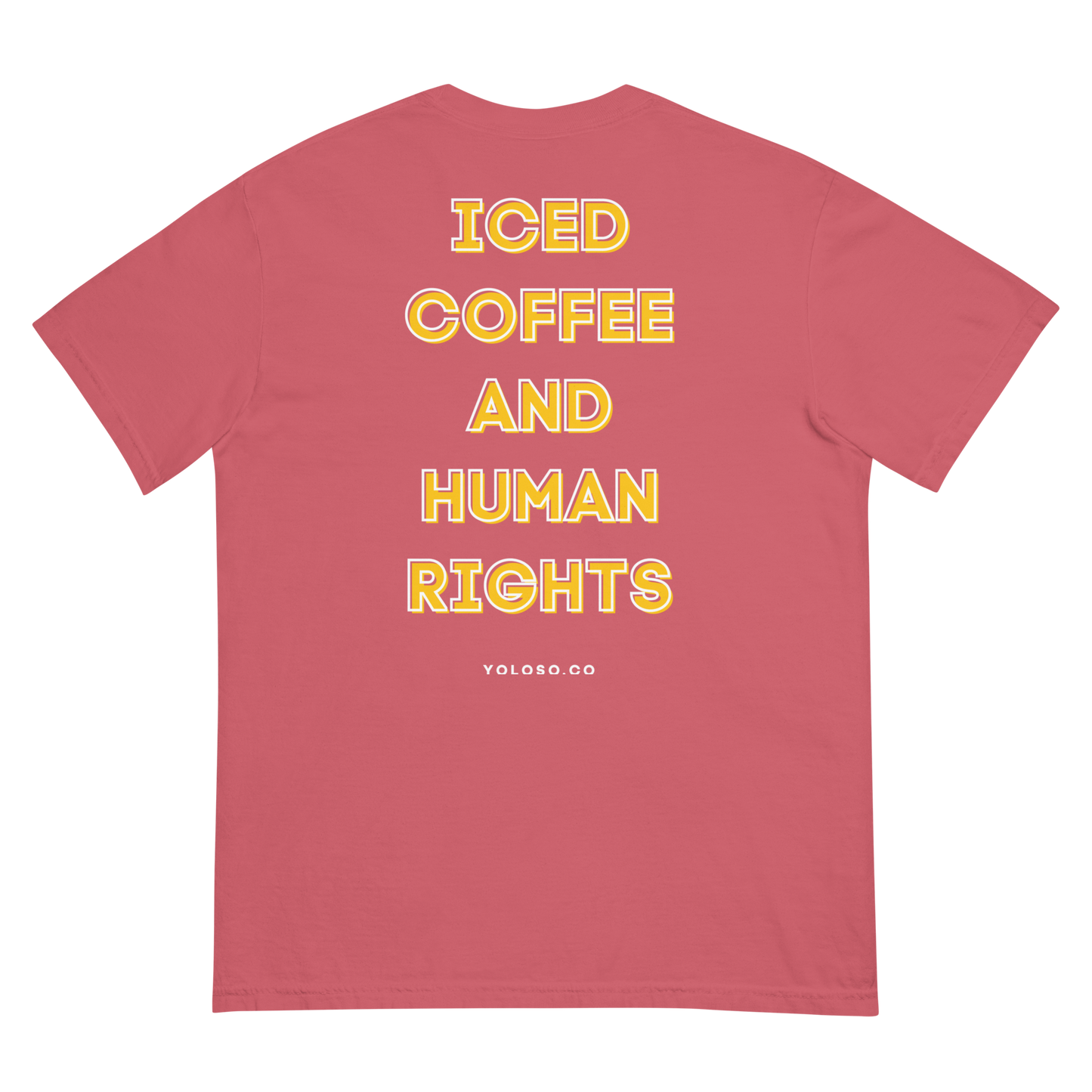 Iced Coffee and Human Rights Remix tee