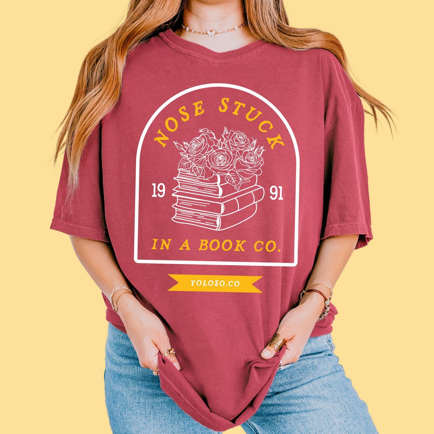 Nose Stuck in a Book - CC Tee