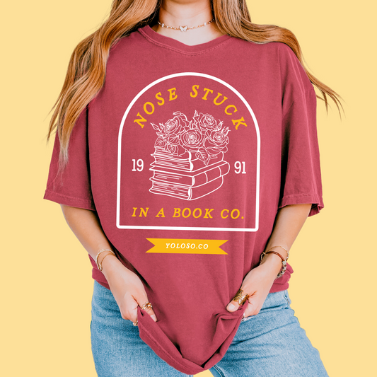 Nose Stuck in a Book - CC Tee
