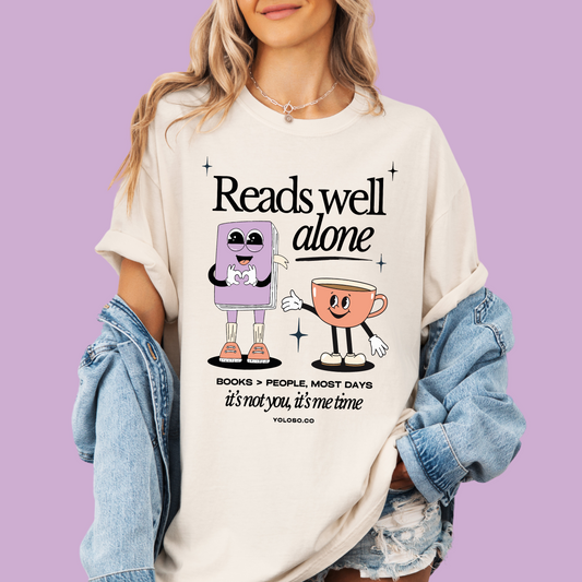 Reads Well Alone Tee