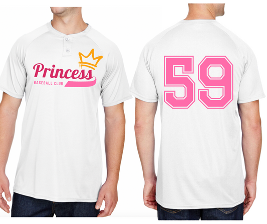 Princess Baseball Jerseys (All Designs)