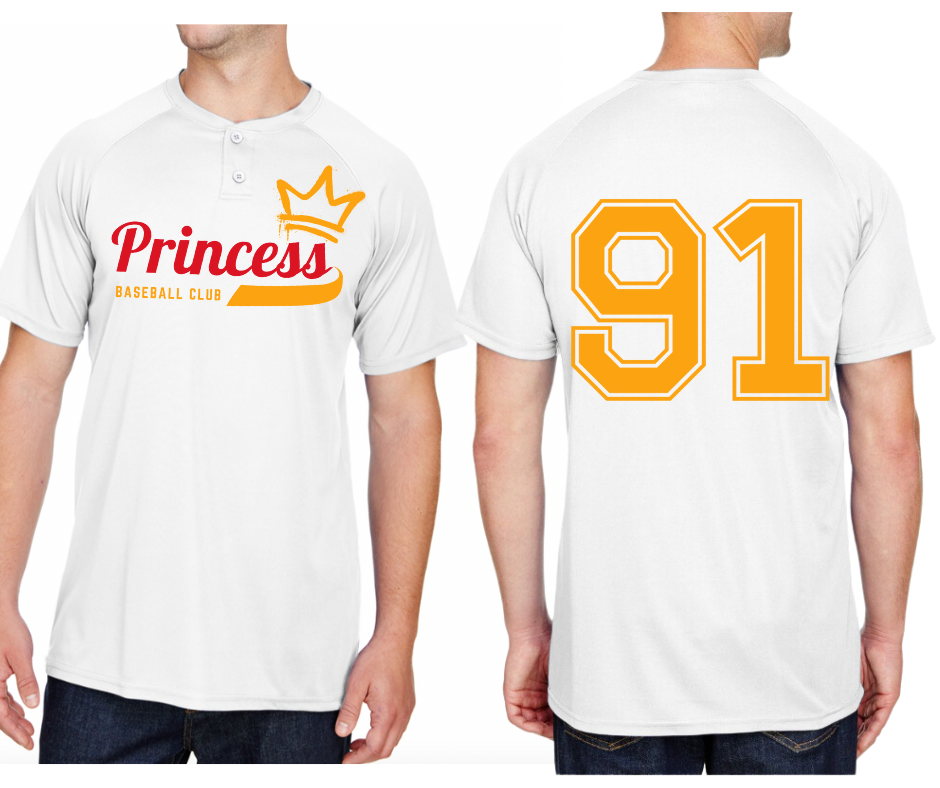 Princess Baseball Jerseys (All Designs)