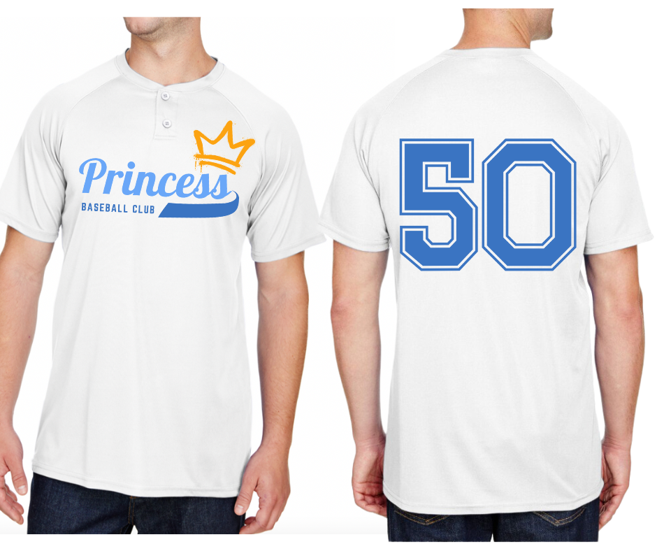 Princess Baseball Jerseys (All Designs)