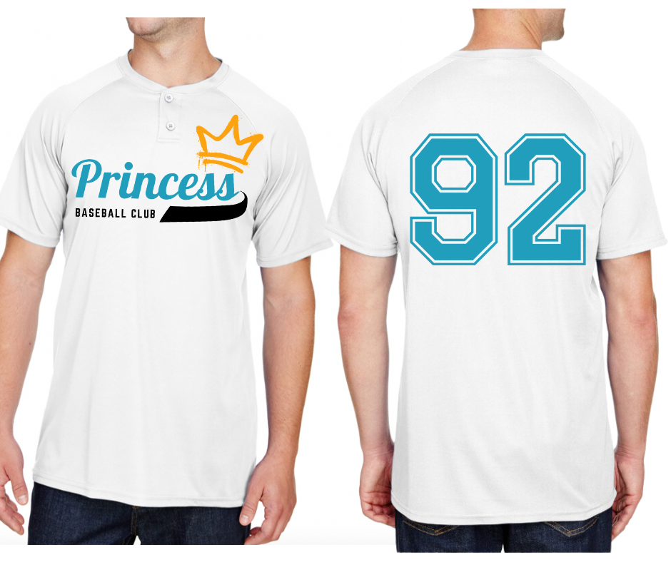 Princess Baseball Jerseys (All Designs)