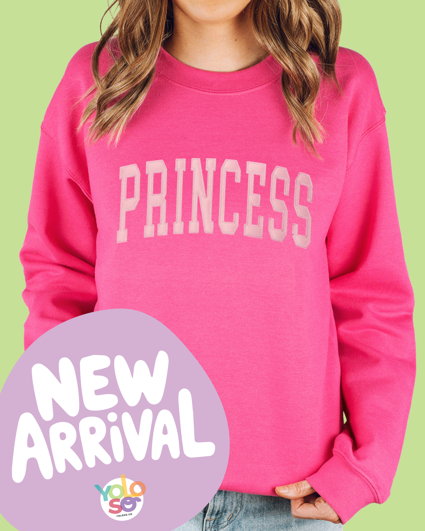 PRINCESS Applique Crew