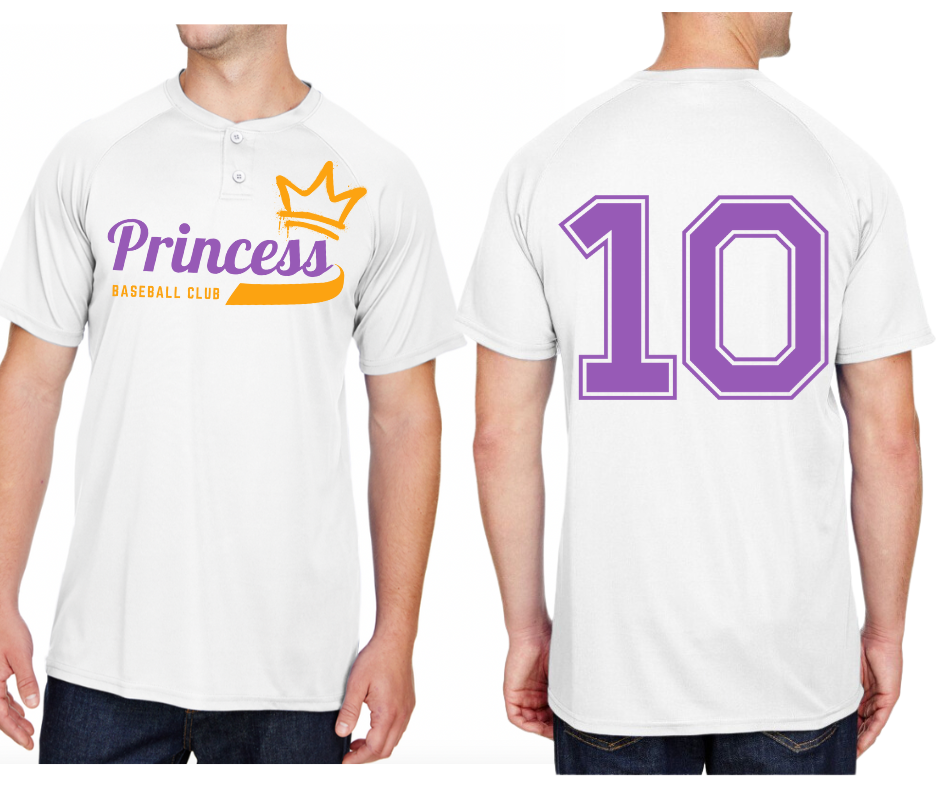 Princess Baseball Jerseys (All Designs)