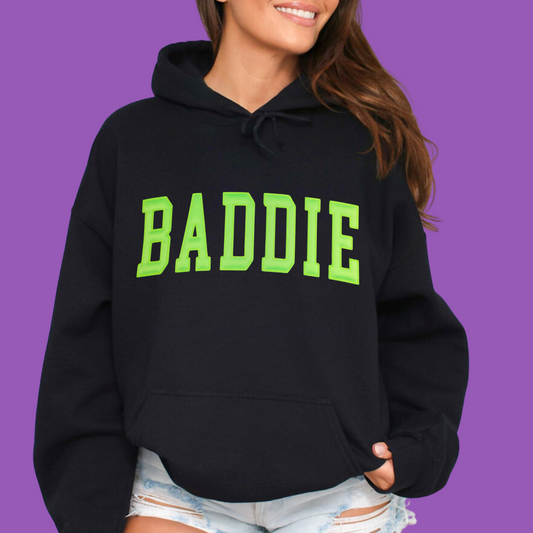 Baddie Applique Hoodie