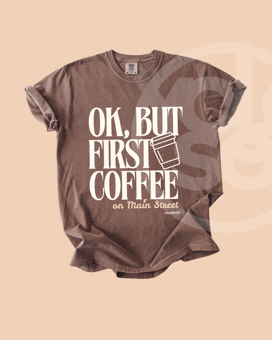 Coffee on Main Street tee