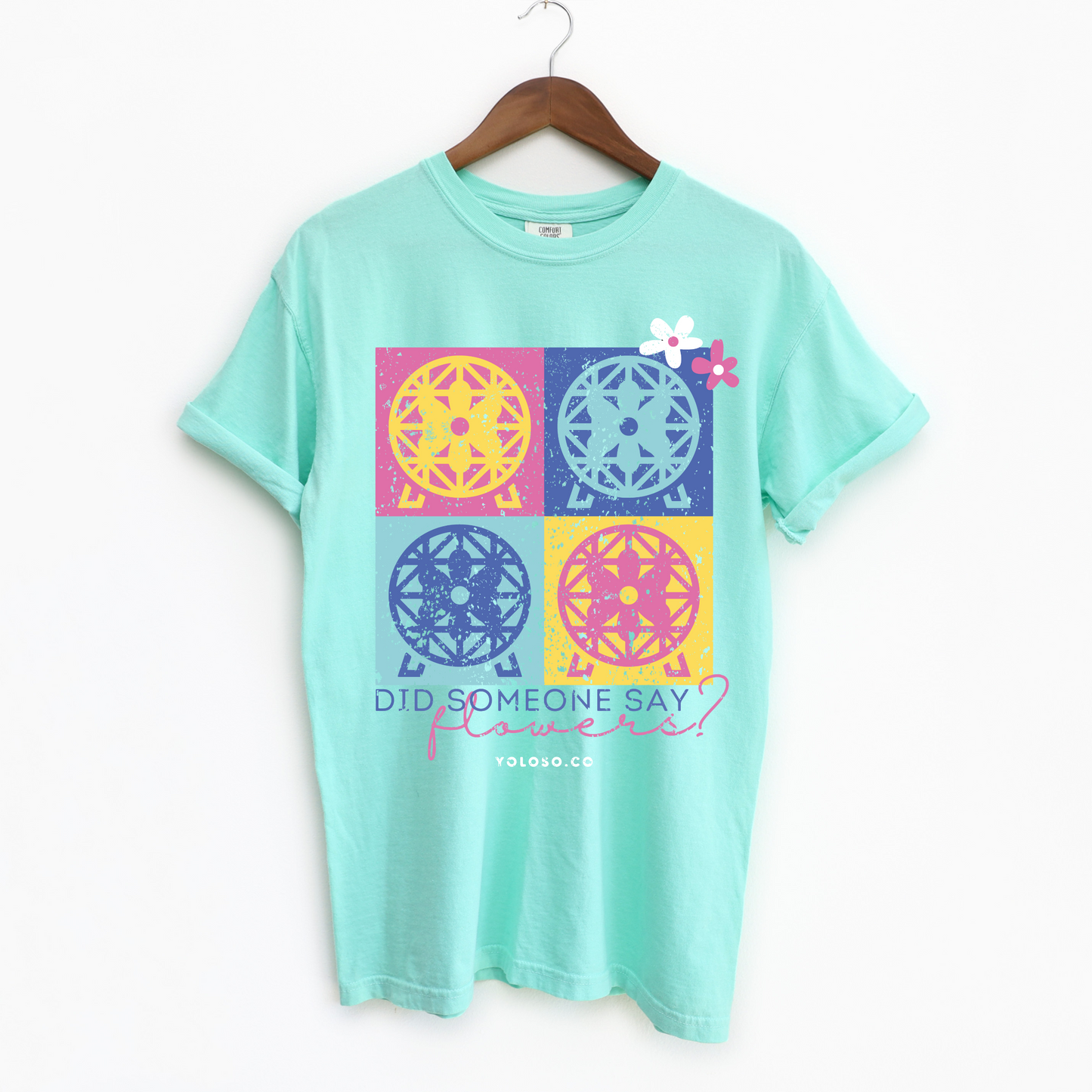 Say Flowers Tee (all colors)