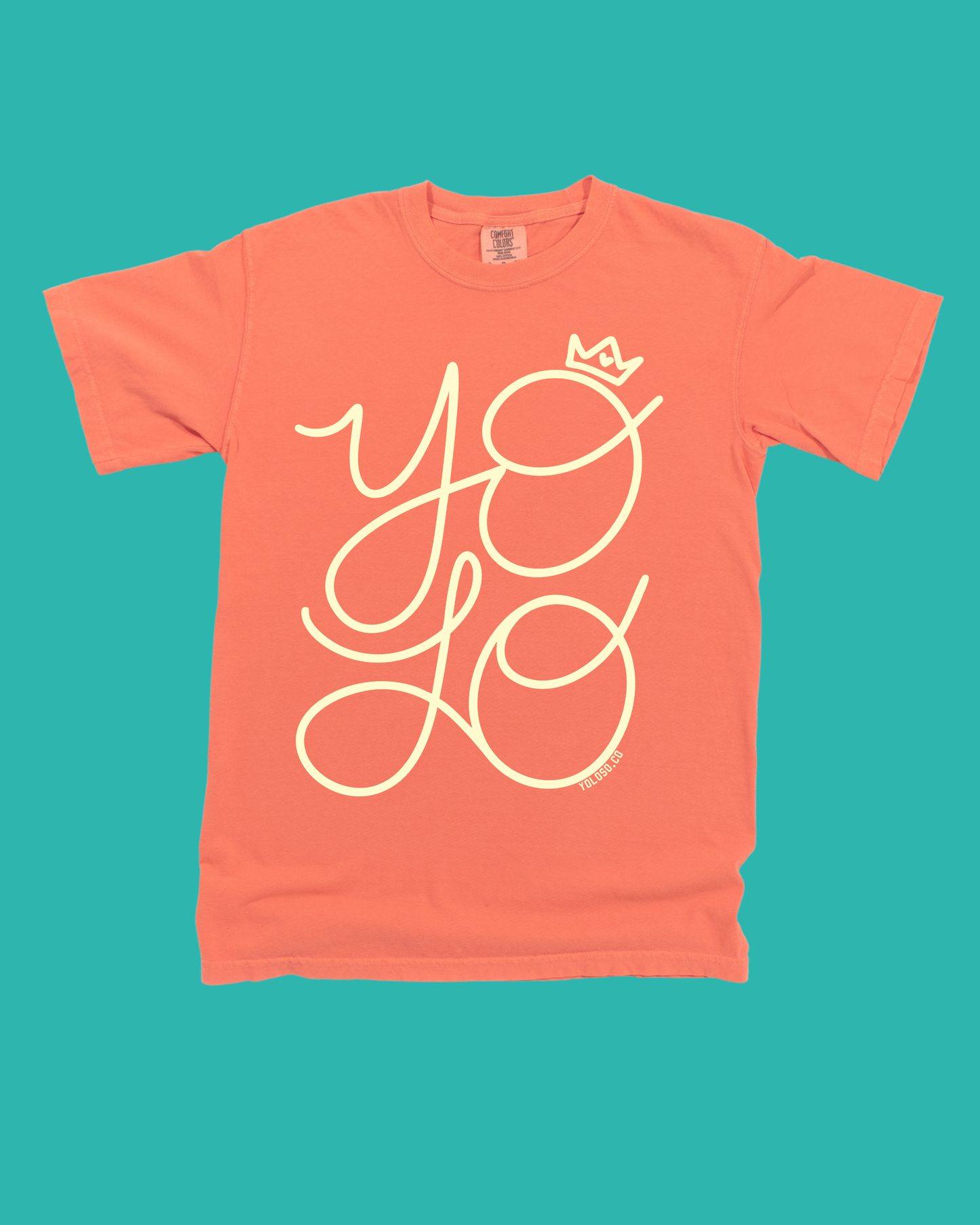 YOLO tee (tropical)