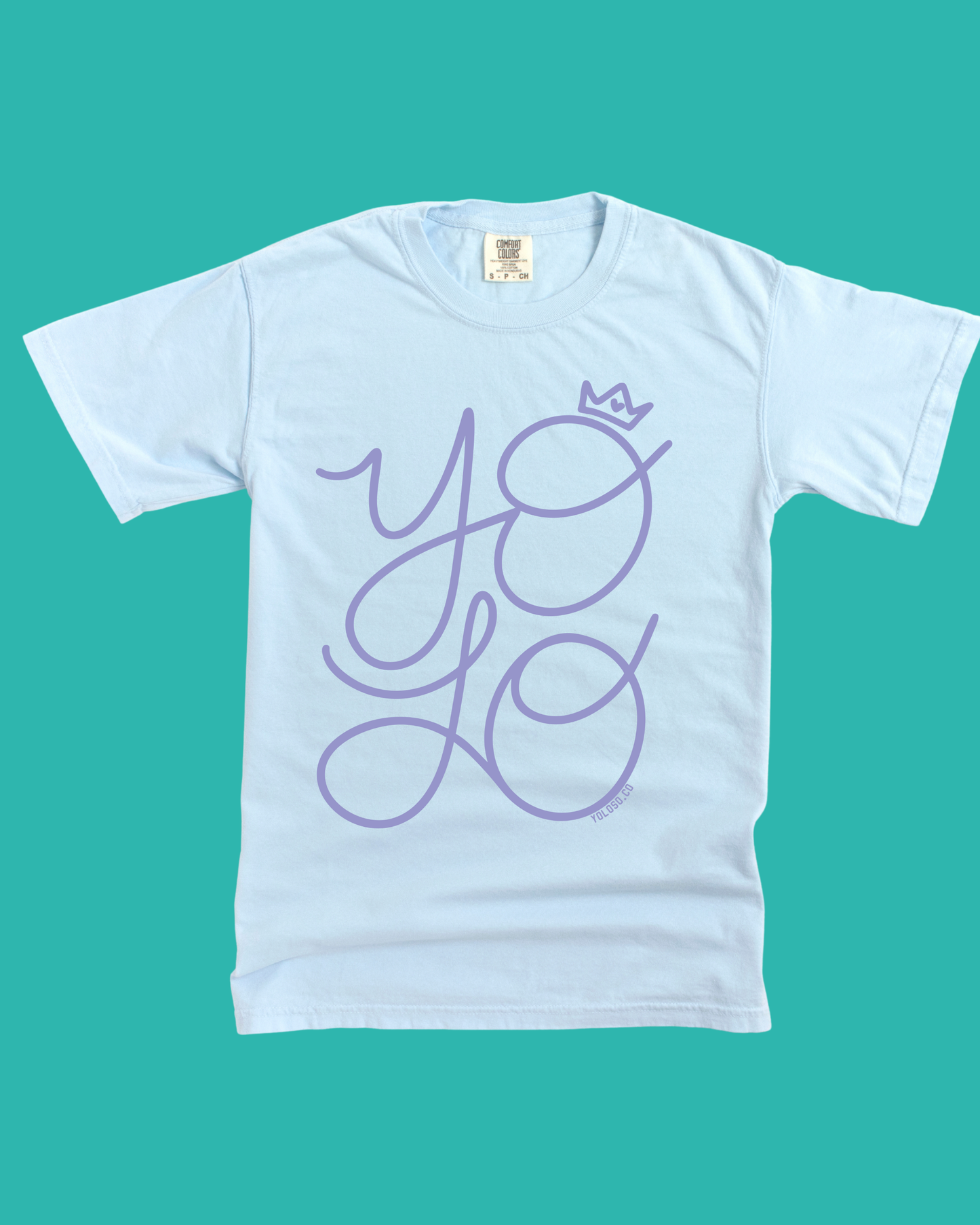 YOLO tee (aquatic)